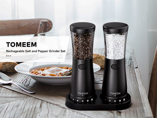 Elevate Your Cooking Experience with the Multi-functional Salt and Pepper Grinder Set